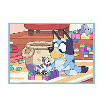 Puzzle 4w1 Bluey i jej świat 34637